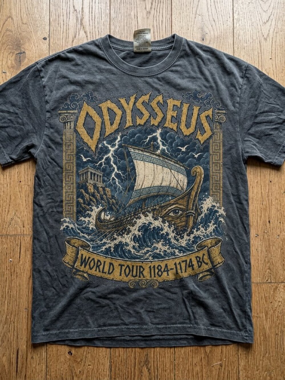 Odysseus World Tour Shirt, Epic Musical Inspired Tee, Greek Mythology Gift charc